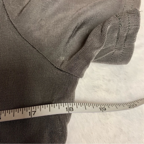 Double D ranchwear dark gray shimmery color short sleeve dry clean only - Picture 7 of 8